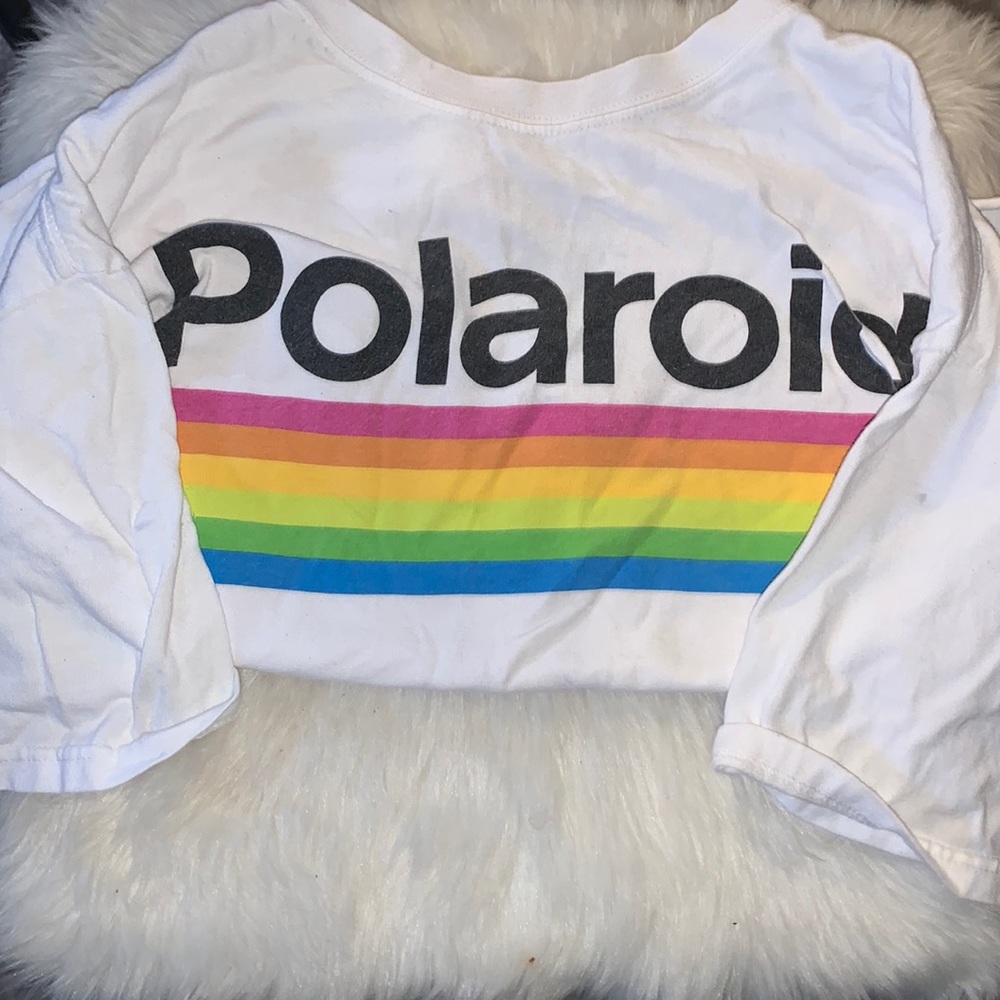 Polaroid tee (might fit cropped)
